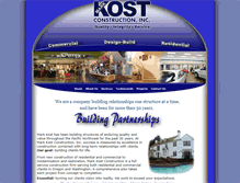 Tablet Screenshot of markkostconstruction.com